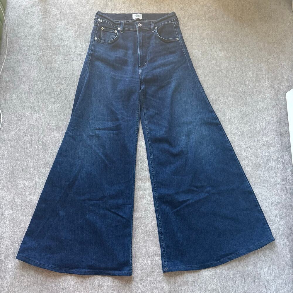 Citizens of Humanity Women's Amari Ultra wide-leg Denim Jeans - Picture 1 of 9